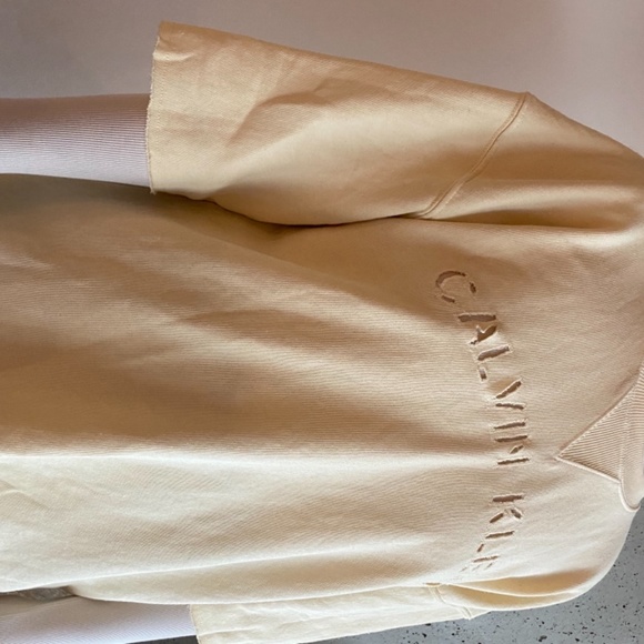Vintage Calvin Klein Baby Yellow Pull-over Tee - Picture 3 of 3